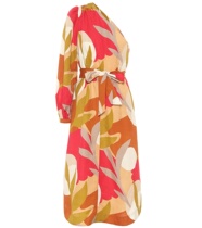 2021 REBECCA VALLANCE One-Shoulder Print Womens Long Dress