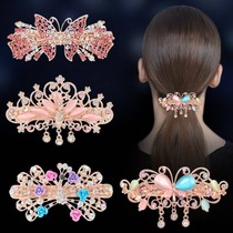 South Korea headwear ding jia adult rhinestone clip bow wild card hairclip cauda equina liu hai jia fa shi pin