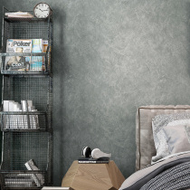 Fashion simple modern high grade gray cement grain non-woven wallpaper bedroom office living room background wallpaper