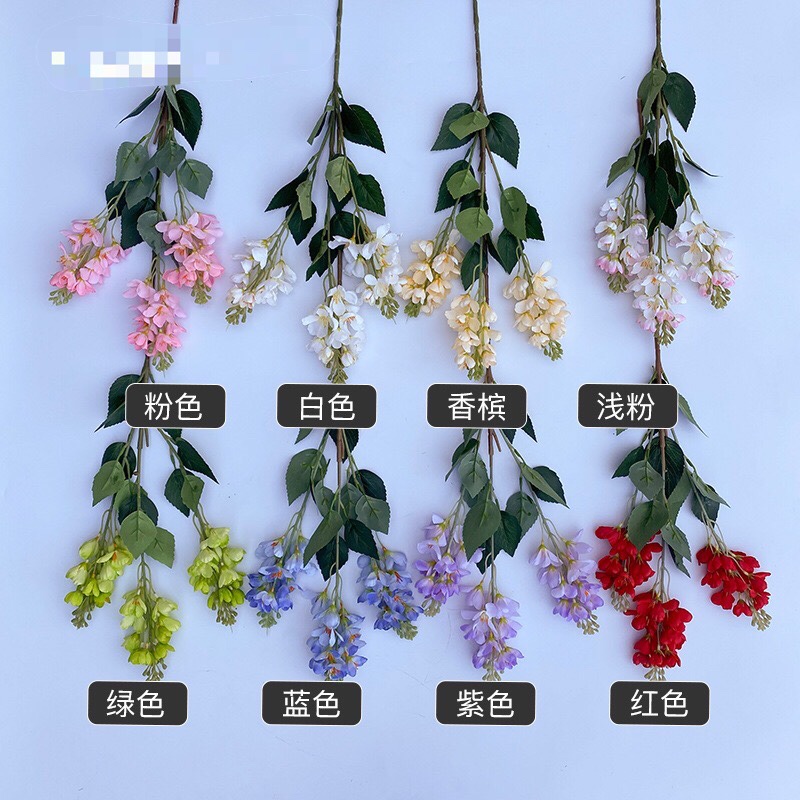 Tripods Beauty Butterfly Spring Color Emulation Flower Wind letter Ziravioli Violet Home Wedding Celebration of Flower Arrangement Arrangement Decoration