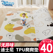 Disney Crawl Pad Thick Home Baby Living Room Baby Crawl Pad Non-toxic Odorless Kids Ground Cushion TPU