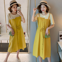 Pregnant woman Liondress Summer 2022 New wave moms net red ocean gas small summer pregnant woman skirts spring and summer clothes