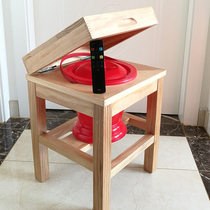 Solid wood spittoon rack toilet old man toilet chair stool toilet mobile elderly pregnant woman home safety solid and stable