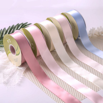 Valentine's Day Single Side Polyester with Handmade DIY Ribbon Ribbon Fresh Bouquet Cake Gift Flower Shop Packaging Materials