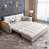 Modern simple living room Light luxury foldable sofa bed dual-use 15 meters small apartment multi-function single double sitting and sleeping