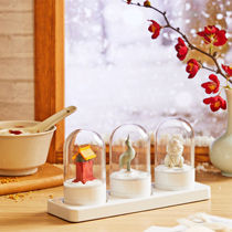 Forbidden City seasoning jar gift box my heart food salt sugar first snow salt jar seasoning bottle Forbidden City Wenchuang New Year gift