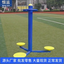 Outdoor fitness equipment Park community square Three-position waist twister Three-person waist twister Outdoor elderly exercise path
