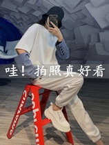 Supreme ladder folding household Japan Hasegawa with the same small ladder stool Aluminum alloy thickened photo herringbone ladder