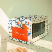 Japanese microwave oven cover common oven cover household beauty refrigerator washing machine cloth cover cover