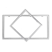 Aluminum profile frame integrated ceiling conversion frame LED light frame suspended ceiling pvc gypsum board dark frame flat light adapter box