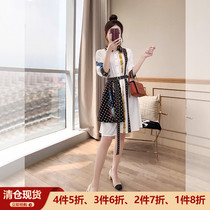 Shirt National Wind Suit Kit Matching Womens Dress 2022 Spring Clothing Retro Temperament Shirt Half Body Dress Two Sets