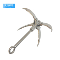 Wild adventure survival hook life-saving flying tiger claws survival climbing flying claws outdoor four-corner Sawtooth claws