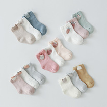 Baby socks spring and autumn infant loose socks Cute children breathable non-slip toddler floor socks 0-1-3 years old