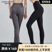  Van You Kapo pantyhose official womens spring and autumn mid-thick thin leg shaping warm plus velvet leggings socks