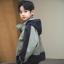Children's big boy spring coat coat handsome fried street spring and autumn 2022 new trend foreign style Korean version