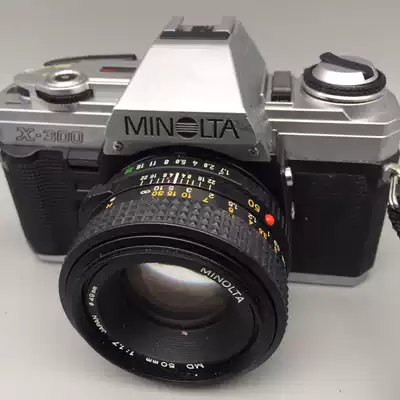 Japanese original MINLTA X 300 135 color black and white film camera with traditional film negatives