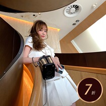 LIN CHAO ZHANG Xiangxiang elegant ivory white camellia girl fake two-piece dress female