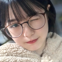 Little red book with Brown myopia glasses female face round frame can be equipped with degree small frame super light retro literary man