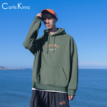 Cartis Kinra CK Spring Hooded Guardship Male Chidus Ins Relaxing Batshirt Spring Sleeved Male