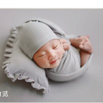 Childrens photo studio photography Newborn milk silk wrapped cloth Creative baby full moon 100 days baby photo clothing props