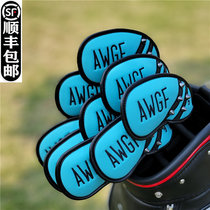 Korean Style Universal Rivet Iron Sleeve Golf Club Sleeve Head Pullover Cap Cover Cover golf Black
