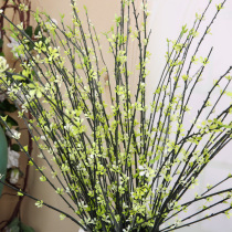 Clearance idyllic dried flower decorative flower simulation flower set auxiliary material fake flower can be placed on the ground with flowers High branch Spring Willow strips