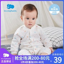 Libaby room broken code clearance baby underwear baby warm ha clothes baby winter air layer pajamas jumpsuit thick model