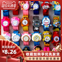 Childrens toys watch 2-7 year old boy cartoon Otterman girl toddler Cute child pop pop circle electronics