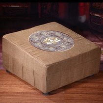 Yuantong craft Temple Lotus padded stool home kneeling pad Buddha Hall Zen cushion cushion cushion kneeling stool Buddha stool worship
