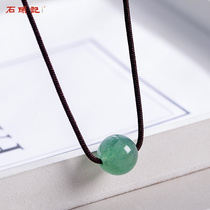 Stone story Stone story Tangling jade pendant Male pendant Couple necklace Female clavicle chain Gift tide niche jewelry