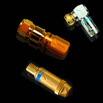 Yabao YARBO Yabao gold-plated rhodium-plated cable TV 9 5 male and female plug video Imperial thread F Head