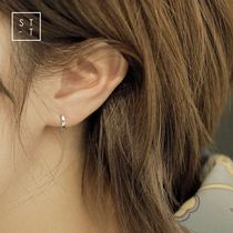 Mrs. t Shen earring little girl ear bone nail small earlobe sleep without picking day Korean simple mini ear buckle