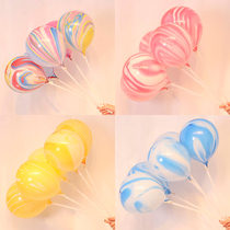 With Rod Holding Colored Balloons Children Party Event Decorative Balloons Men And Women Baby Birthday Placement Decorations