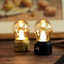Asight retro light bulb night light ins wind led light bulb charging light Bedside light Night light usb light