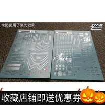 Youtian Park Large Forest MG Thunder and Mental Stress Zagu Model Plated Color Bronzed stickers