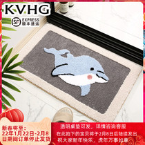 KVHG door mat bedroom toilet door mat home door mat non-slip mat simple absorbent mat