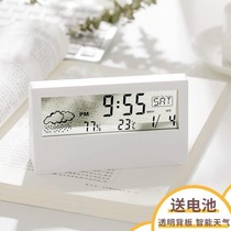 Alarm clock students with silent bedside luminous simple Children multi-function digital alarm small electronic watch smart clock