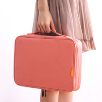 Certificate storage bag box Home multi-level household register multi-function box certificate document passport card bag finishing bag