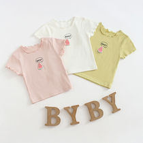 Girls short sleeve T-shirt summer 1-6 years old girl 2020 new summer coat toddler base shirt female baby body shirt