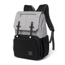 2021 new fashion mommy bag multifunctional large capacity mother and baby mother bag out light dad backpack