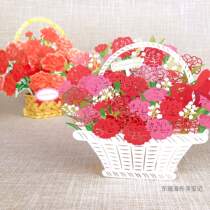 (Spot) Japanese purchase summer Ziyang flower three-dimensional greeting card simulation hydrangea birthday Teachers Day thank card