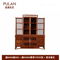 New Chinese mahogany wine cabinet multi-purpose cabinet restaurant hedgehog red sandalwood big fruit rosewood Burmese rosewood mahogany furniture
