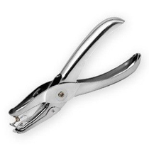 Punch machine Punch single hole punch pliers Manual business card membership card kindergarten hand-held punch