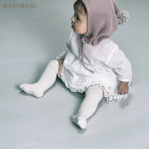 MARLMARL baby high socks children solid color warm socks autumn winter stockings thick knee socks01