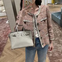 Sandro Tonali 2020 autumn and winter new womens sweet socialite small fragrance woven temperament short coat female