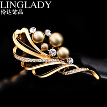 Lingda retro brooch corsage suit female Palace temperament pin decoration clothes high-end fashion accessories