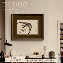 Van Gogh sketch meticulous painting American light luxury living room decoration painting retro hanging painting restaurant bedroom cold wind mural