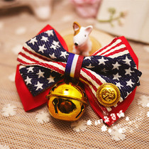 Pet bow tie American cat bell bite resistant decorations and wind small and small puppies cute dog supplies Teddy collars