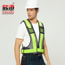 Reflective vest construction safety vest sanitation workers clothes traffic riding reflective clothing reflective vest can be printed