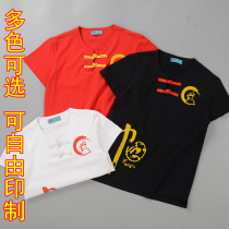 Chinese style martial arts clothes for boys and girls Taiji clothing Summer childrens martial arts short-sleeved Capri pants fight training uniforms